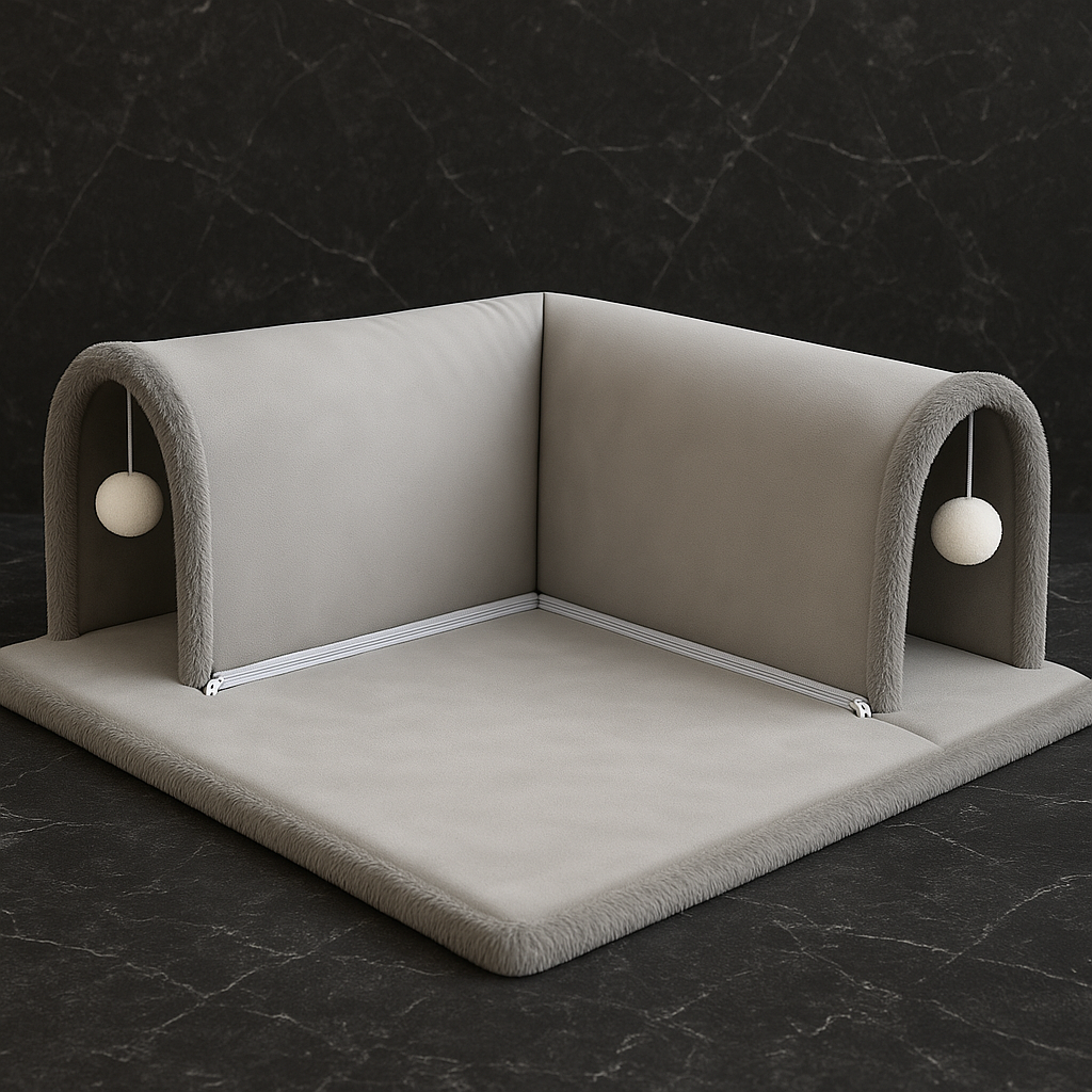 Corner Tunnel Cat Bed