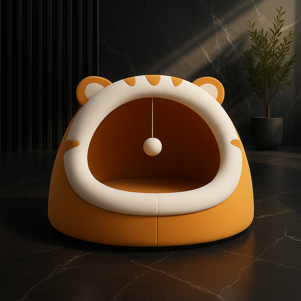 Soft Cat Cave Bed – Cozy and Enclosed Design