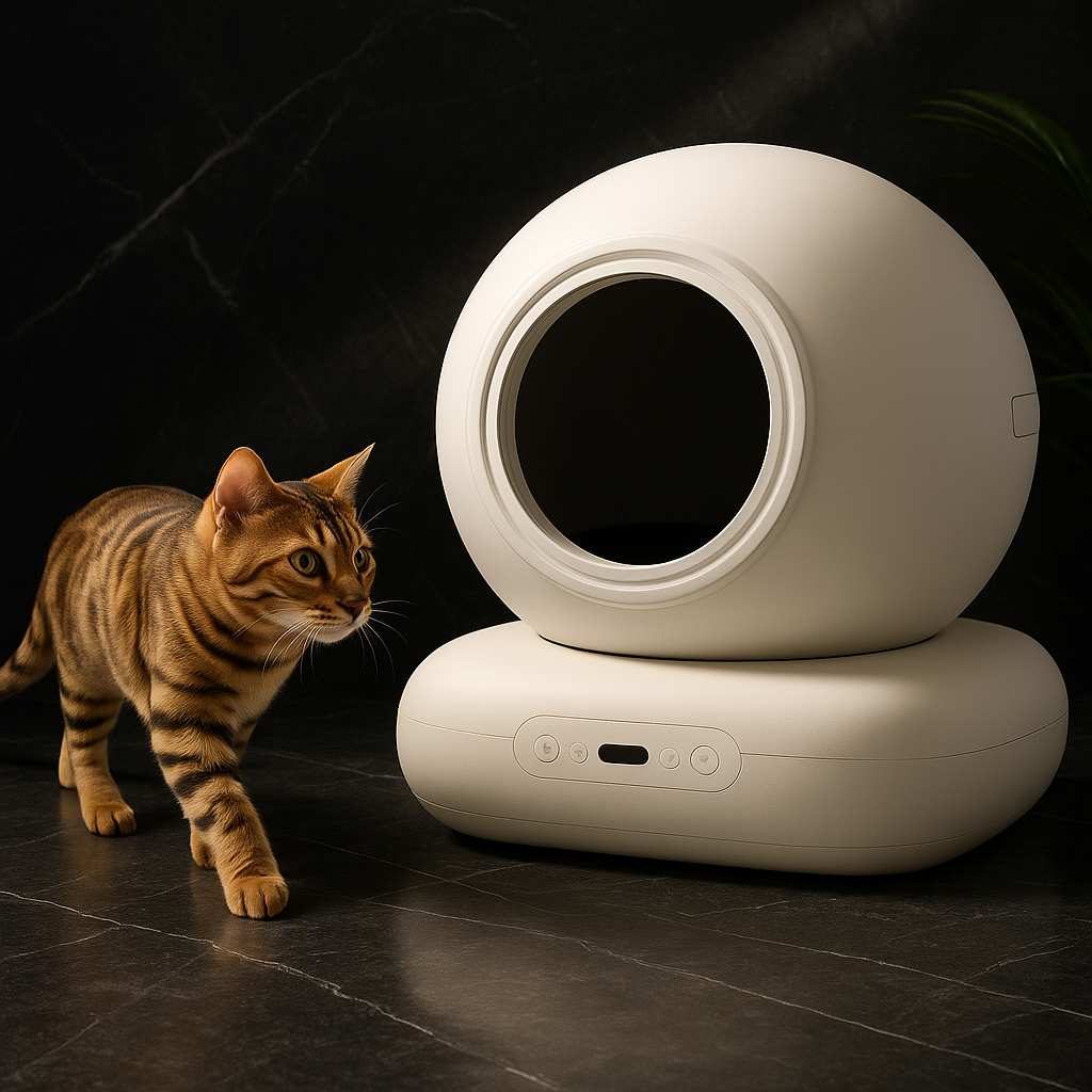 Smart Self-Cleaning Cat Litter Box