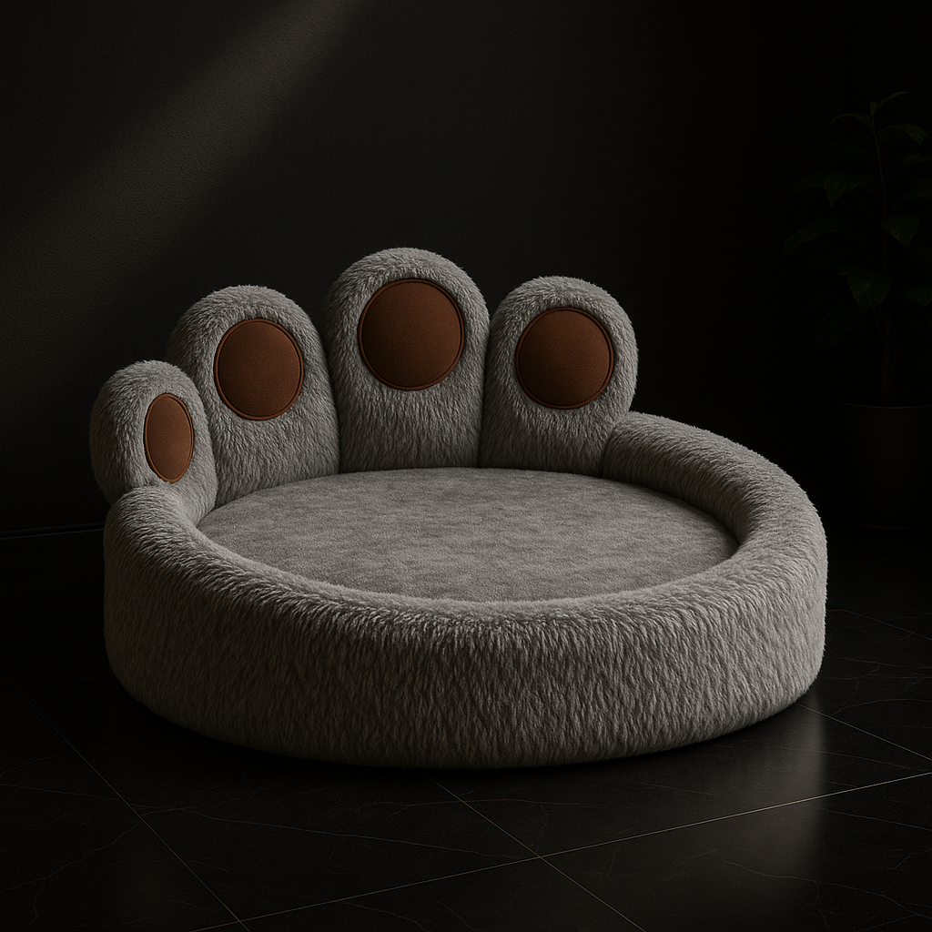Paw-Shaped Pet Bed