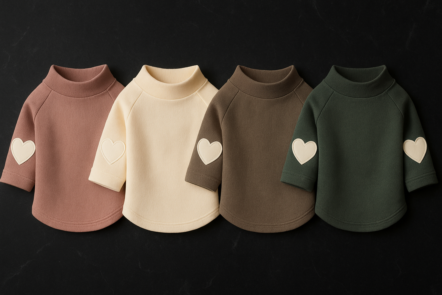 Heart-Sleeve Dog Sweater