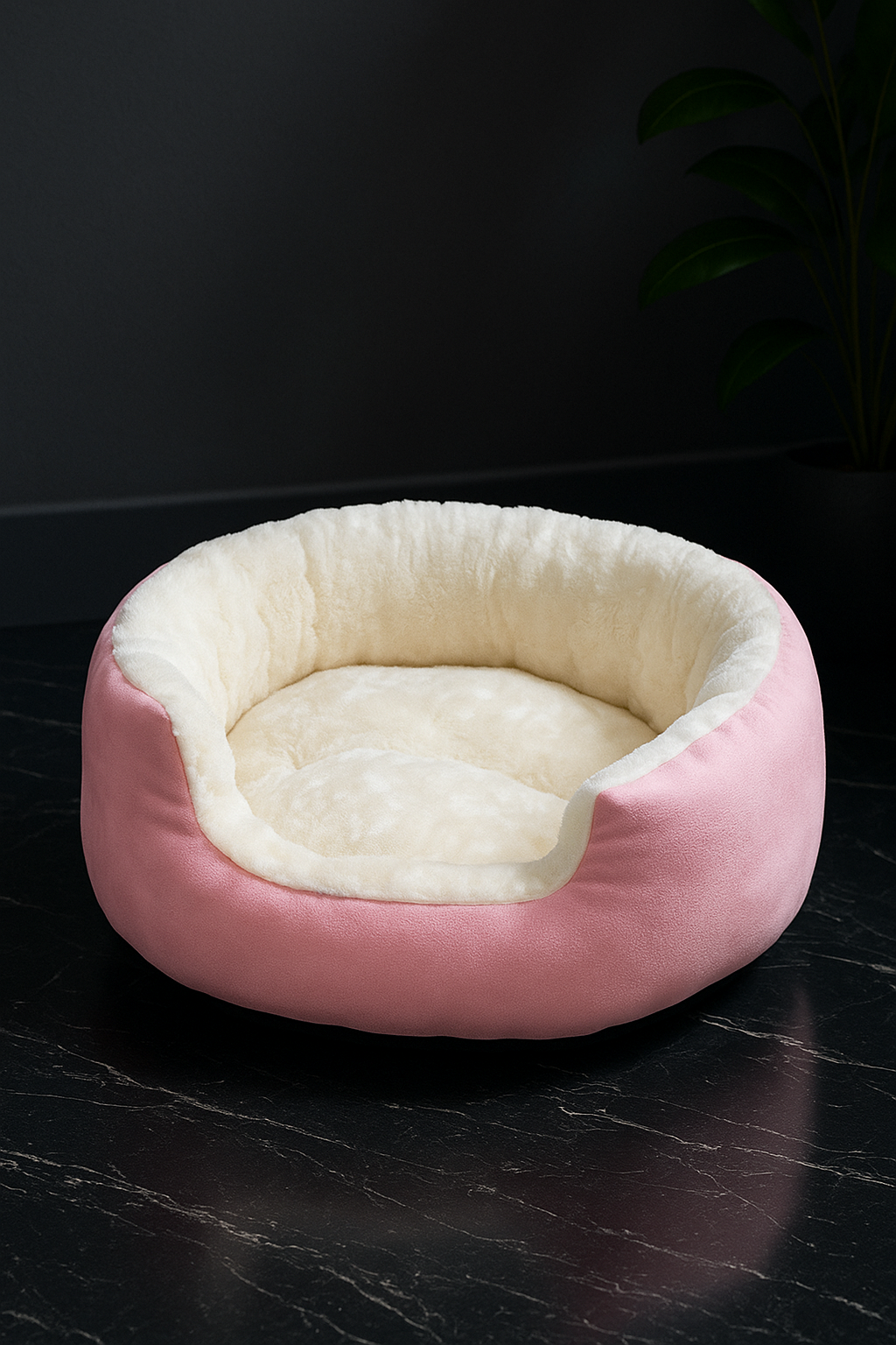 Plush Round Bed