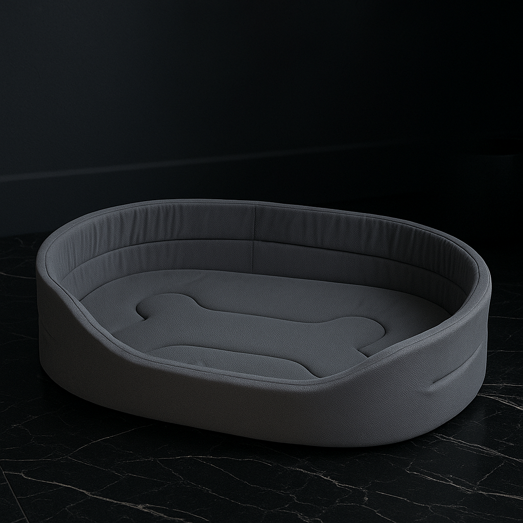 Minimalist Comfort Pet Bed – Oval Design